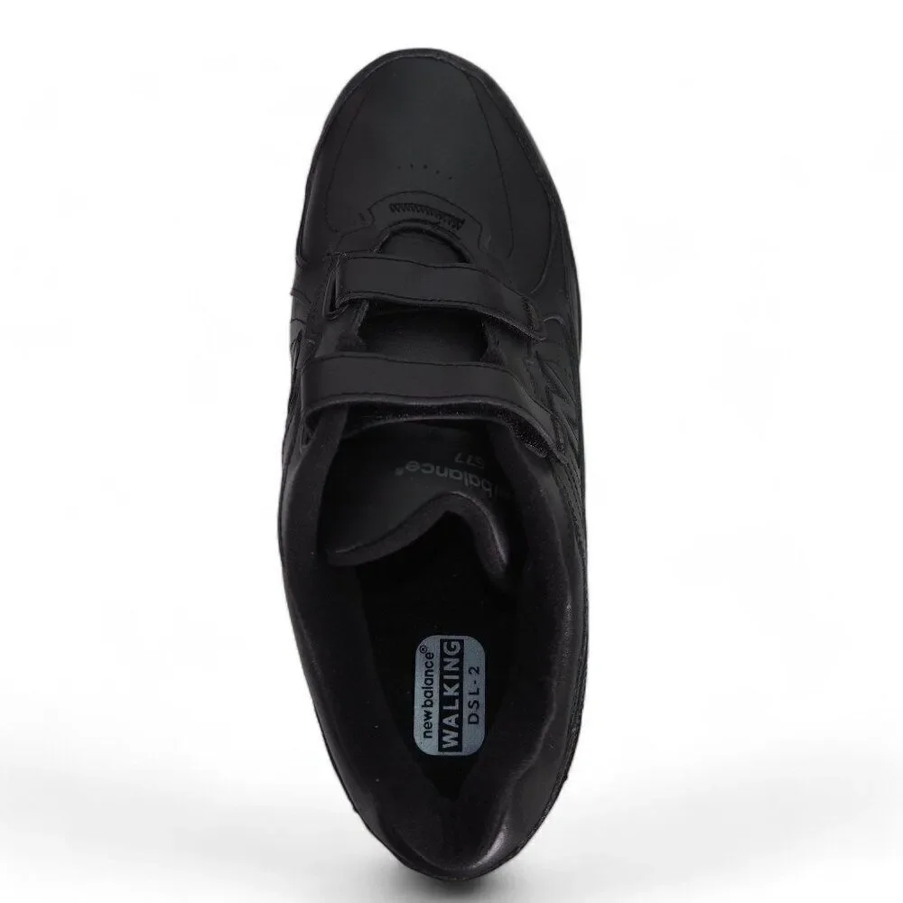 New Balance‎ 577v1 Hook & Loop Walking Shoes Black MW577VK Men's 11.5 (2E)
